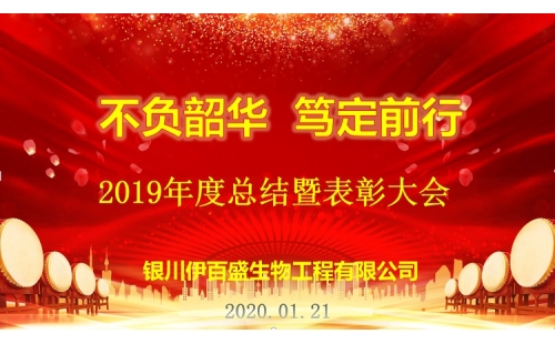“不負(fù)韶華，篤定前行”2019總結(jié)表彰暨新春年會圓滿成功！